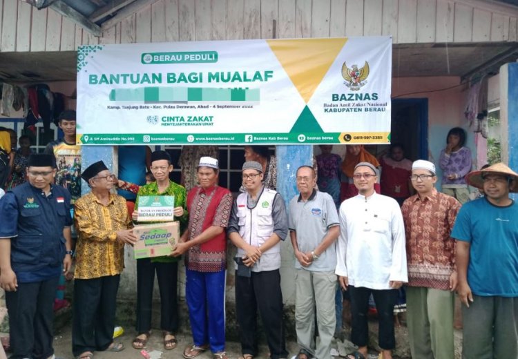 MUI Kabupaten Berau Berikan Pembinaan Dan Pembagian Sembako Kepada Para Mualaf