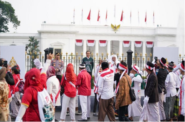 Di Acara Kirab Merah Putih, Kapolri Gelorakan Semangat Persatuan-Kesatuan Bangsa