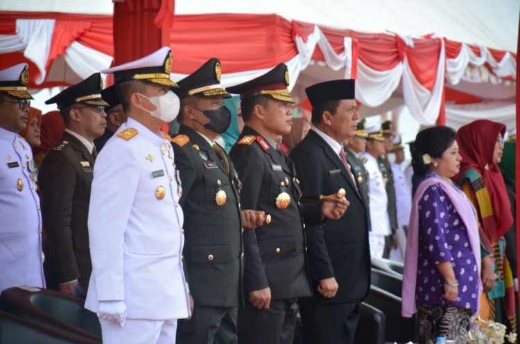 Upacara HUT TNI Ke-77 Tahun 2022, Kapolda Kepri Mengucapkan Dirgahayu TNI ke-77, TNI Adalah Kita