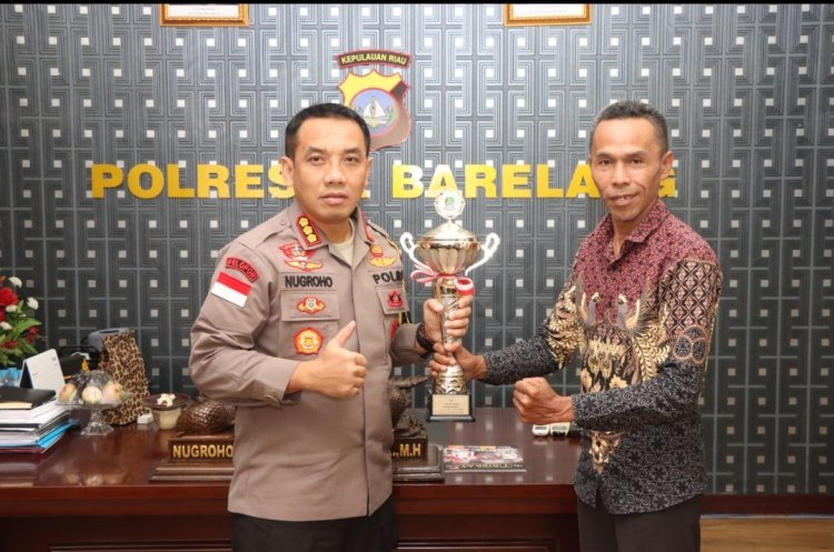 Kapolresta Barelang Selaku Ketua INKANAS Kota Batam Berikan Apresiasi Atas Diraihnya Juara Umum Piala Walikota Bekasi