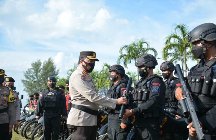 Apel Gelar Pasukan Pengamanan Tour De Bintan, 490 Personel Diterjunkan