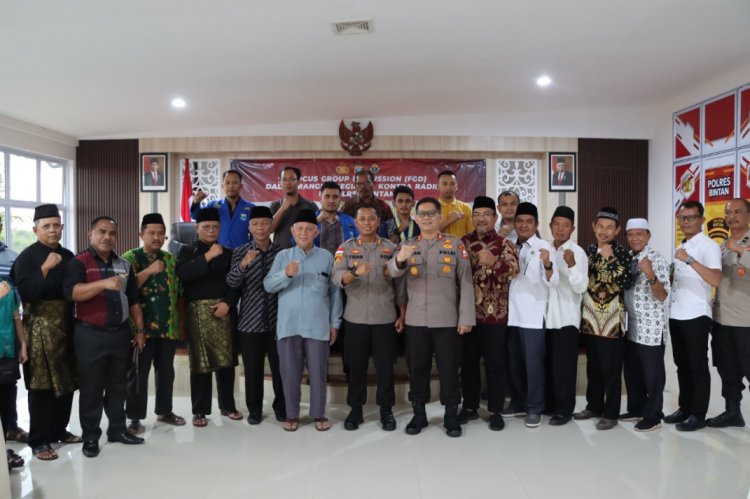 Cegah Paham Radikalisme, Div Humas Polri Gelar FGD di Polres Bintan