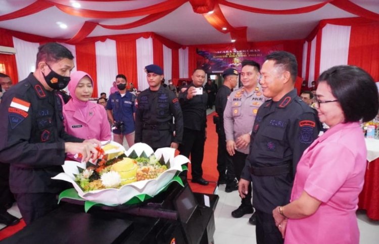 Kapolda Kepri Hadiri Peringatan HUT Ke-77 Korps Brimob di Mako Brimob Polda Kepri