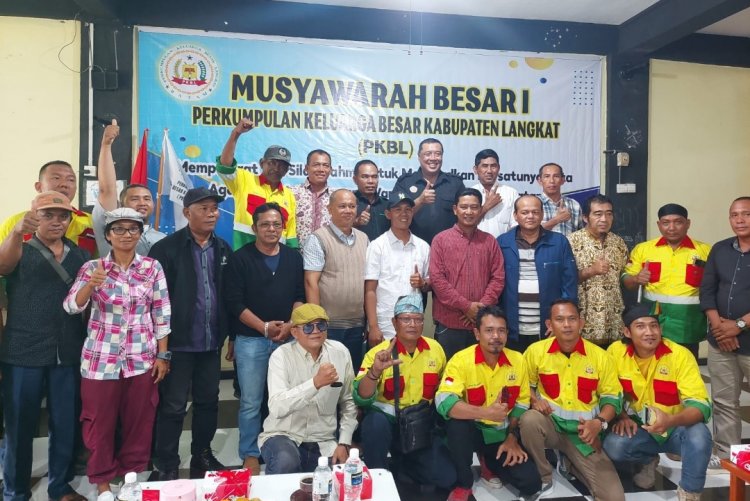 SYAIFUL ANWAR, ST Terpilih Kembali Secara Aklamasi Nakhodai Perkumpulan Keluarga Besar Kabupaten Langkat PKBL Periode 2023-2028