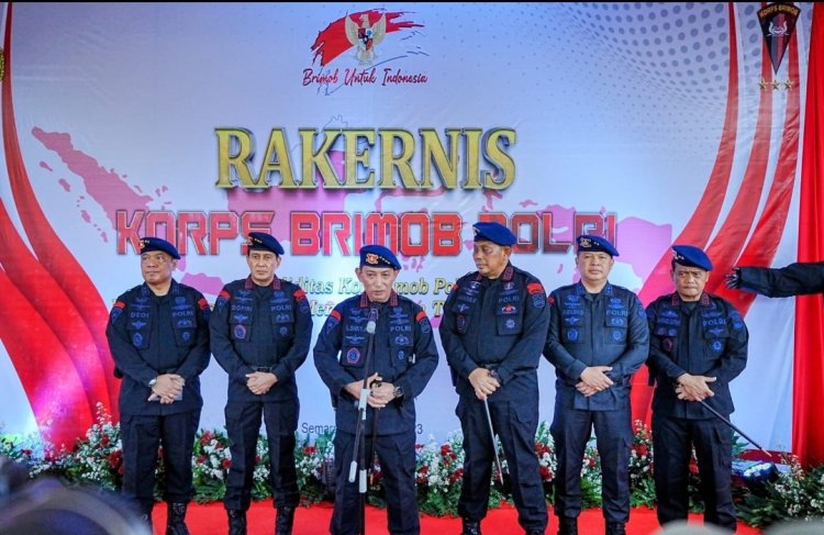 Buka Rakernis Brimob, Kapolri: Amankan Agenda Nasional Hingga Internasional