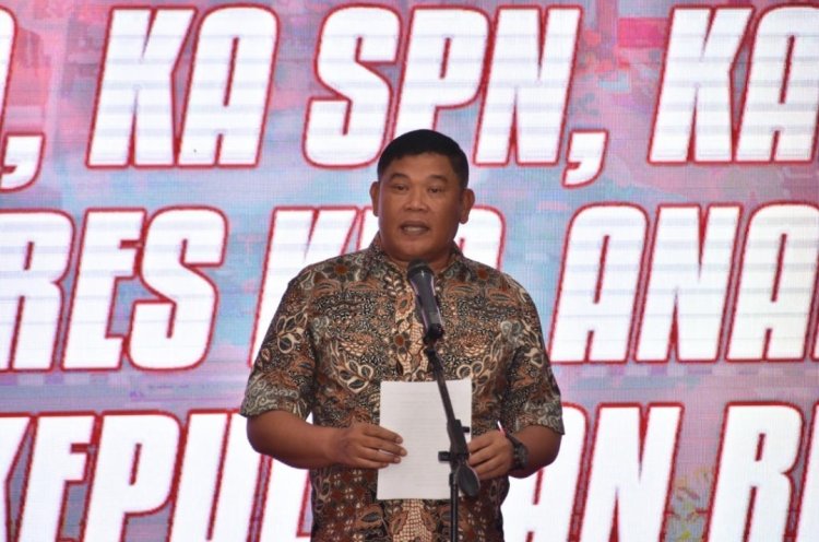 Polda Kepri Gelar Acara Pisah Sambut Pejabat Utama Polda Kepri yang Mutasi