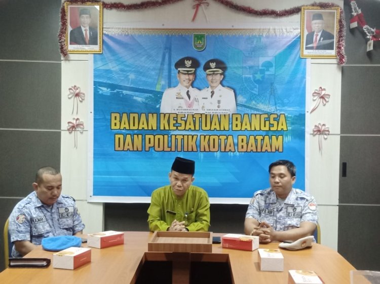 Forum Bela Negara Kota Batam Mengadakan Rapat Kerja dengan Kesbangpol Kota Batam untuk Meningkatkan Kesadaran Masyarakat dalam Bela Negara