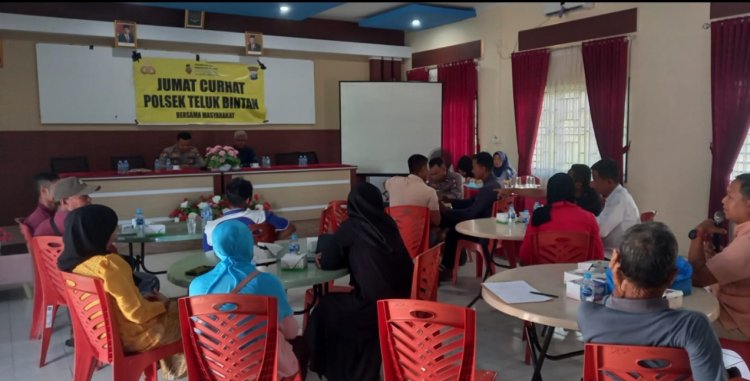 JUMAT CURHAT POLRI PRESISI, POLRES BINTAN DENGARKAN KELUHAN MASYARAKAT BINTAN