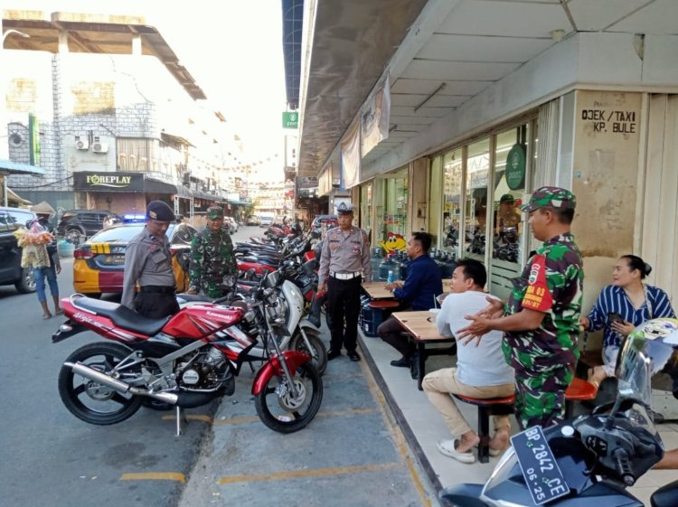 Patroli Gabungan TNI - POLRI Dalam Rangka Program Commander wish Kapolda Kepri Wilayah Kec.Batu Ampar