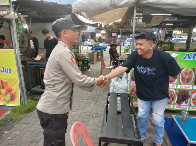 Bhabinkamtibmas Kel.Sagulung Kota Polsek Sagulung Menciptakan Situasi Kamtibmas yang Baik melalui Program "Presisi" Kapolri