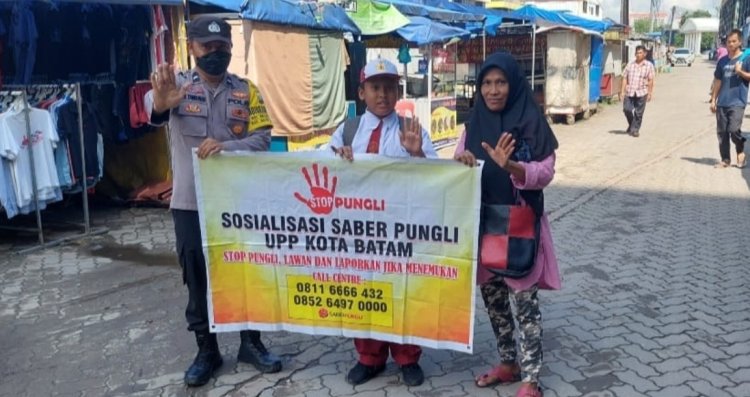 Personil Polsek Batu Ampar gencar Sosialisasi Saber Pungli Antisipasi Pungutan Liar di Wilayah Batu Ampar