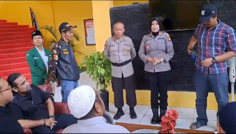 Kasatkoryon Banser Batam Kota Siap Mendampingi Hukum Korban Kasus Pembacokan Terhadap Ustadz Syarif (Pak Ayib) Di Polsek Batam Kota