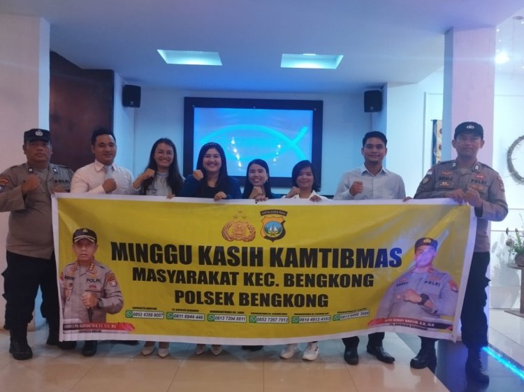 KEGIATAN MINGGU KASIH KAMTIBMAS YANG DILAKSANAKAN OLEH POLSEK BENGKONG GEREJA TABGHA KEL. BENGKONG LAUT KEC. BENGKONG - KOTA BATAM