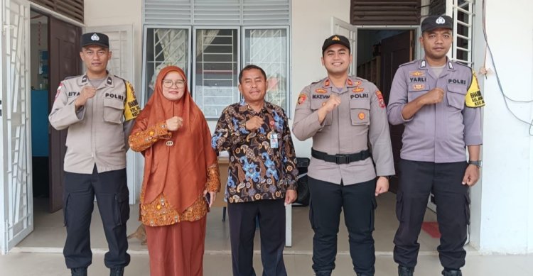 Wakapolsek Bengkong Jadi Inspektur Upacara SMP, Serukan Kunci Sukses