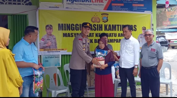 MINGGU KASIH KAMTIBMAS BERSAMA MASYARAKAT DI BATU MERAH RT 20 RW 06 KELURAHAN BATU MERAH KECAMATAN BATU AMPAR - KOTA BATAM