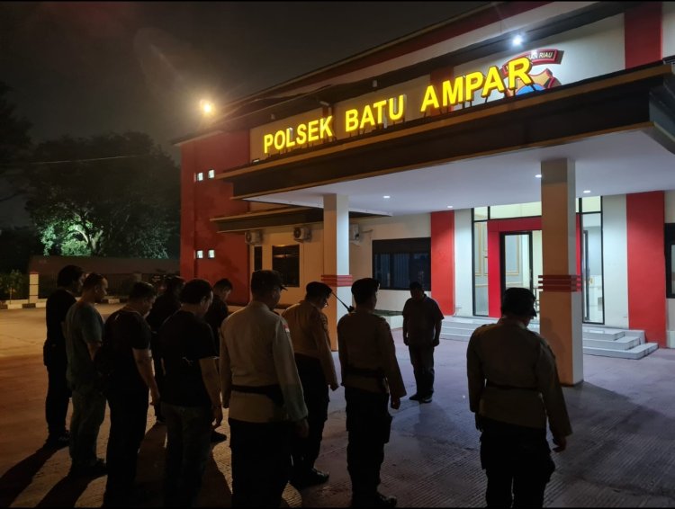 CIPKON KAMTIBMAS SEKALA BESAR BERDASARKAN ZONA I GABUNGAN POLSEK BATU AMPAR, POLSEK LUBUK BAJA DAN POLSEK BENGKONG DALAM RANGKA PROGRAM PRIORITAS KAPOLRI PRESISI