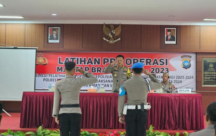 Polresta Barelang Gelar Lat Pra Ops Mantap Brata Seligi 2024