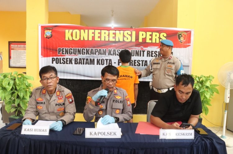 Pelaku Pencurian Dengan Kekerasan (Curas) Berhasil di Ringkus Unit Reskrim Polsek Batam Kota