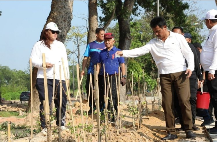 Tanam 1.800 Pohon Jati Mas, Kepala BP Batam : Terus Melaju Wujudkan Batam Baru yang Hijau dan Lestari