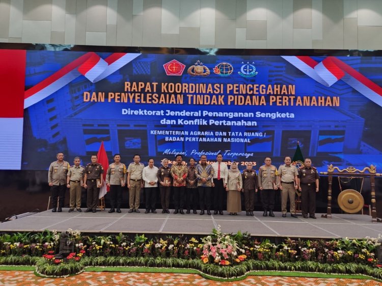 POLDA KEPRI TERIMA PENGHARGAAN DAN PIN EMAS DARI MENTERI ATR/KEPALA BPN RI