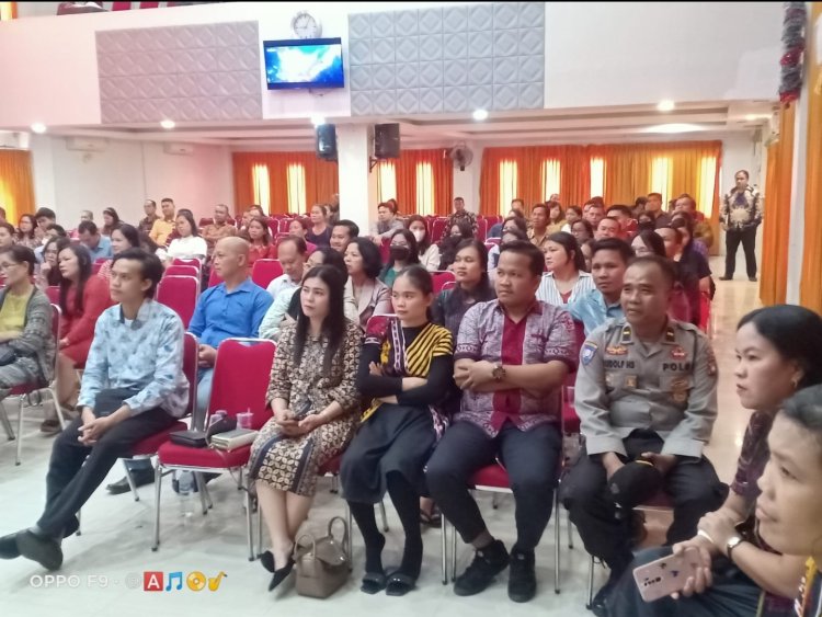 Polsek Sei Beduk Lakukan Minggu Kasih & Bansos Bersama Masyarakat di Gereja GBI Bida Ayu