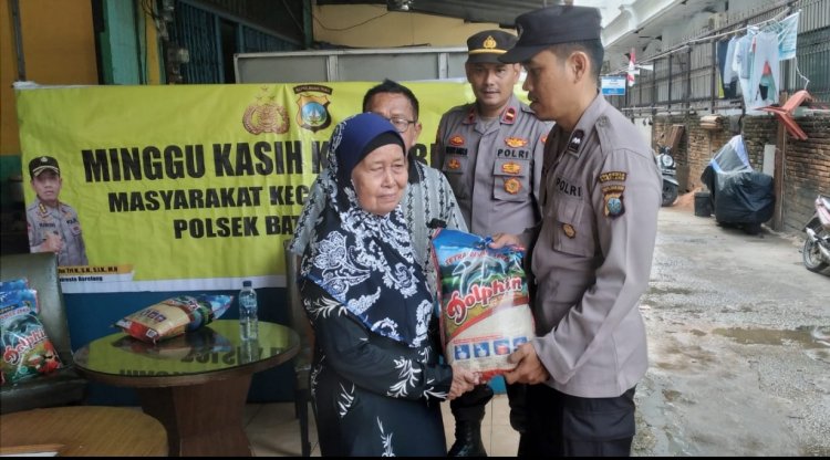 Minggu Kasih Kamtibmas Polsek Batu Ampar dengan warga Blk D Rt 01 Rw 03 Kel.sei jodoh