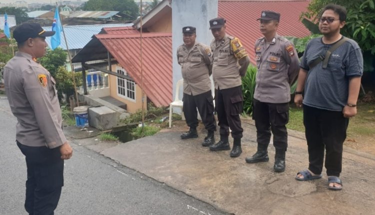 Kapolsek Bengkong Pimpin Pengamanan Giat Kampanye Caleg DPRD RI Dapil 4 Partai Gelora, Ciptakan Situasi Kondusif