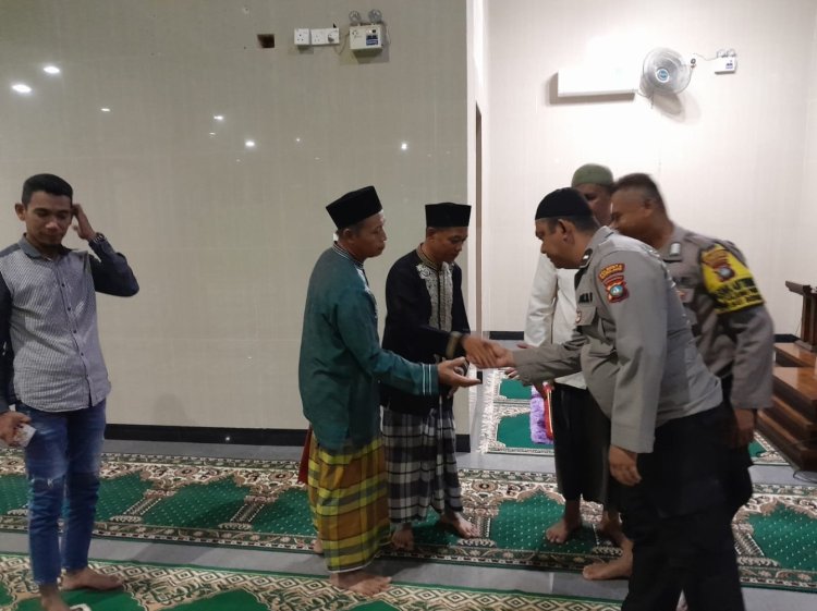 Giat Sholat Subuh Keliling Polsek Sungai Beduk Bersama Masyarakat Kec. Sungai Beduk.