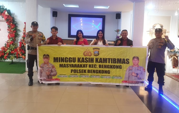 Kegiatan Minggu Kasih Kamtibmas di Gereja Gloria Methodist Indonesia