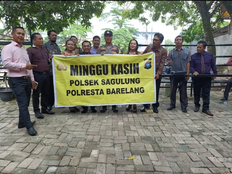 Minggu Kasih Kamtibmas Di Gereja POUK Putri Hijau Kel. Sei Langkai Kec. Sagulung