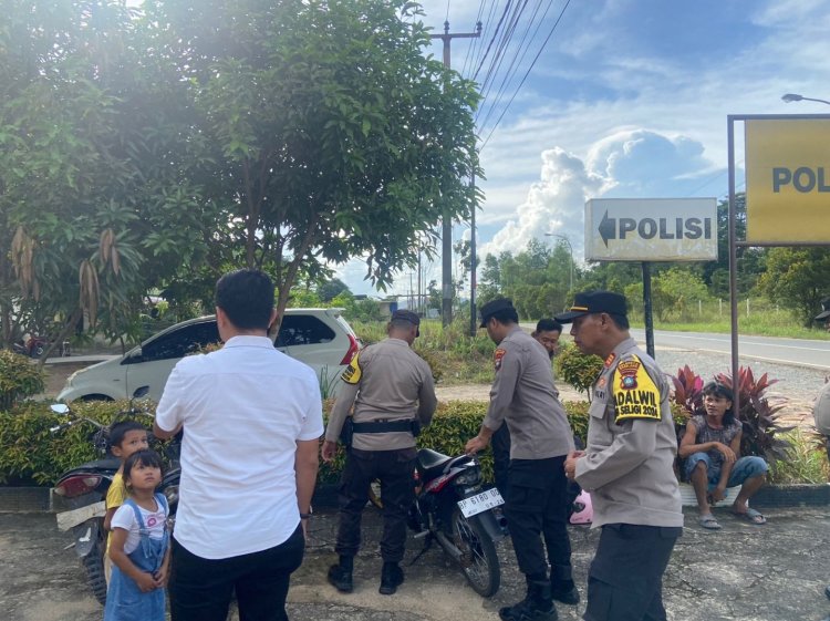 Polsek Sungai Beduk Gelar Razia Knalpot Brong di Seputaran Wilayah Hukum Polsek Sungai Beduk