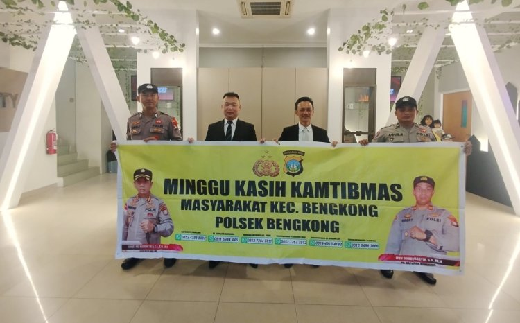 Minggu Kasih Kamtibmas Mempererat Tali Silaturahmi di Gereja GKPI Tg. Buntung, Bengkong