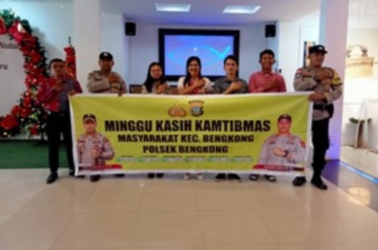 Kegiatan Minggu Kasih Kamtibmas di Gereja GBI TABGHA Kel. Bengkong Laut, Batam