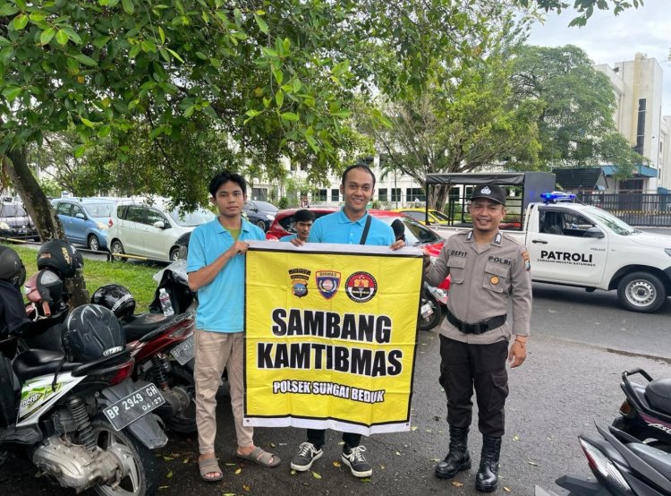 Batara Biru Polsek Sungai Beduk laksanakan patroli dan sambang dialogis berikan rasa aman, Cegah Tindak Kriminal