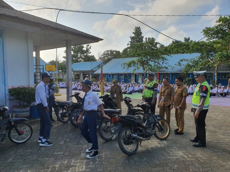 Satlantas Polres Bintan Kembali Berikan Edukasi Tertib Berlalu Lintas Sejak Usia Dini.