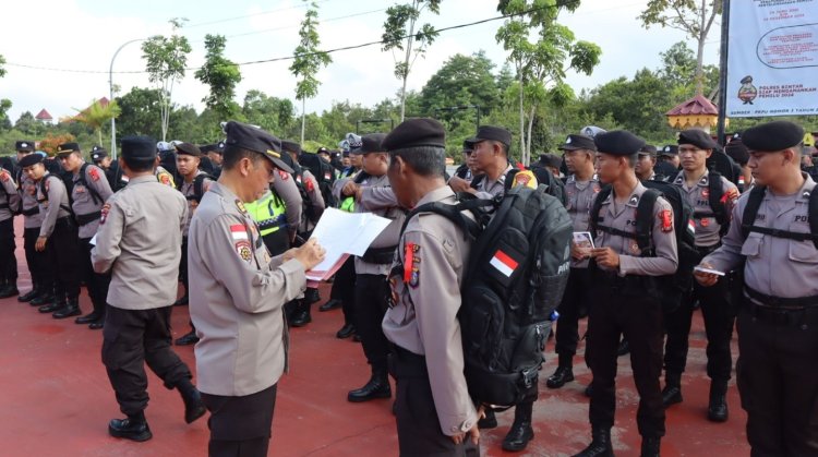 Tim Wasops OMB Polda Kepri Melakukan Pengawasan di Polres Bintan