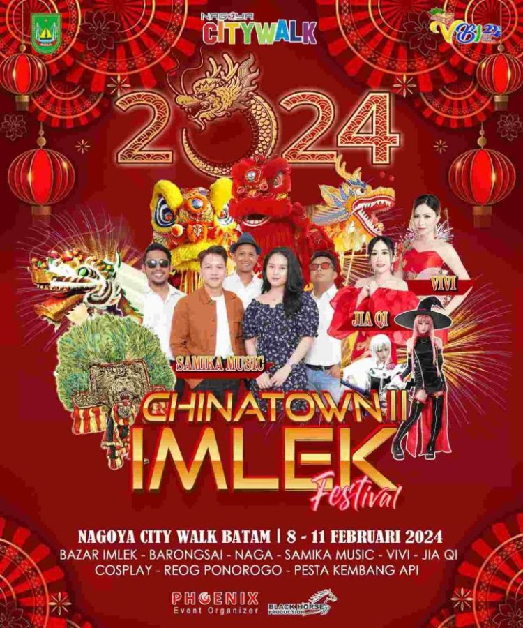 Chinatown Festival di Nagoya Citywalk Meriahkan Tahun Baru Imlek 2024