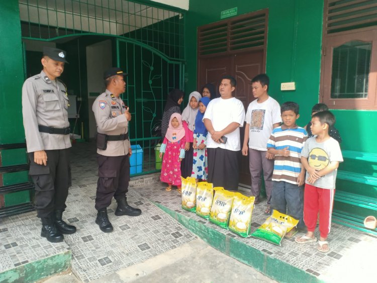 Jumat Curhat Kamtibmas dan Bantuan Sosial (Bansos) Polsek Sungai Beduk, Tampung Aspirasi Masyarakat