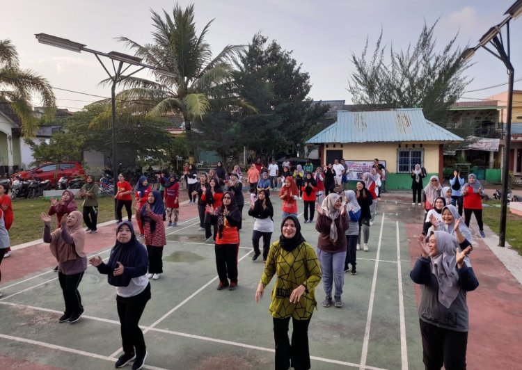 Senam Sehat meriahkan Hari libur Warga Taman Cipta aAsri Tembesi Sagulung Batam