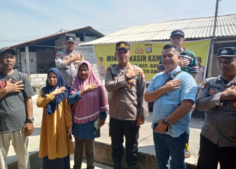 Minggu Kasih Kamtibmas bersama Warga RT 17 RW 05 kelurahan Batu Merah Kec.Batu Ampar