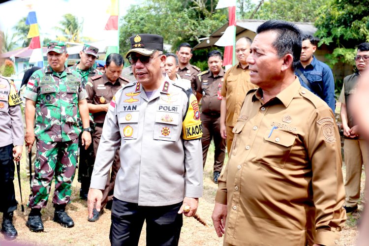 Kapolda Kepri Bersama Kabinda Kepri dan Danrem 033 Lakukan Kunjungan Ke TPS Tinjau Pelaksanaan Pemilu