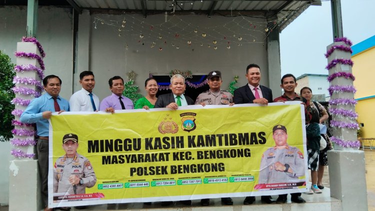 Kegiatan Minggu Kasih Kamtibmas Bersama Polsek Bengkong di Gereja Gloria Methodist Indonesia (GMI) Bengkong Indah