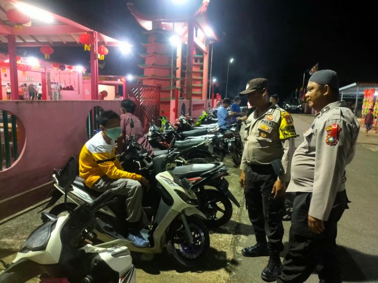 Patroli Cipkon Polsek Sungai Beduk, Cegah Aksi Kejahatan Dan Sampaikan Himbauan Kamtibmas