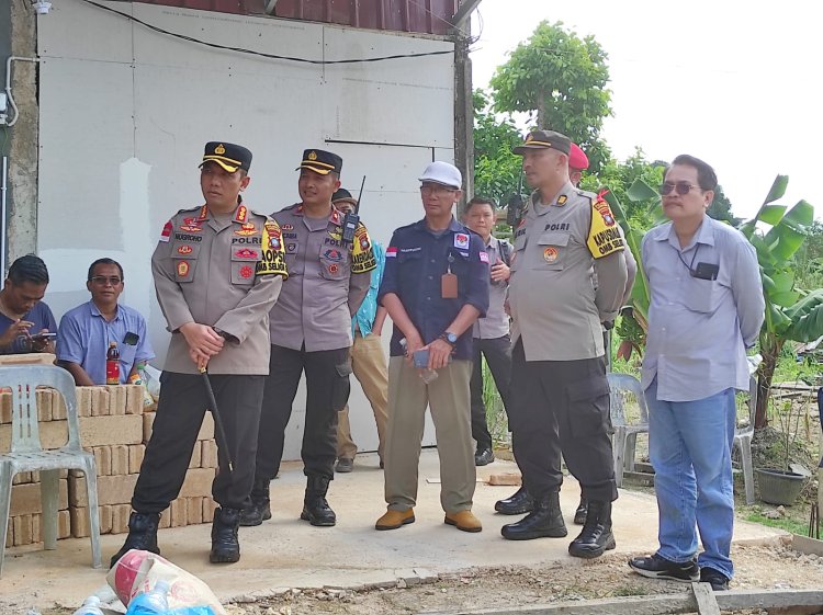 Kapolresta Barelang Lakukan Monitoring Pengecekan Kegiatan Pemungutan Suara Ulang di TPS 36 Sei Lekop Kec. Sagulung Kota Batam