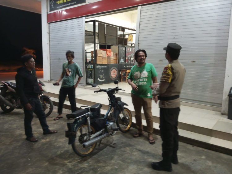 Patroli Cipkon Polsek Sungai Beduk, Cegah Aksi Kejahatan Dan Sampaikan Himbauan Kamtibmas