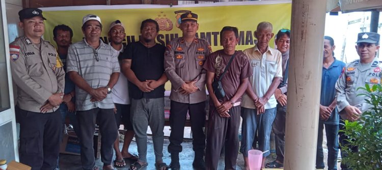 Minggu Kasih Kamtibmas bersama Warga kelurahan kampung Seraya Kec.Batu Ampar