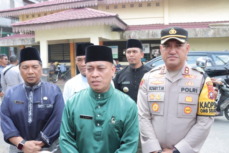 Jelang Ramadhan1445H, Kapolres Lingga Cek Ketersediaan Sembako