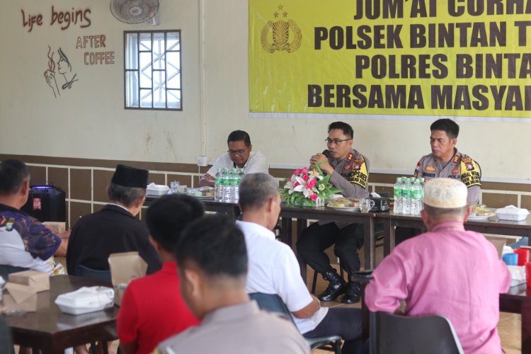 Jumat Curhat Kapolres Bintan di Bintan Timur, Masyarakat Minta Polisi Lakukan Ini Menjelang Ramadhan 1445H