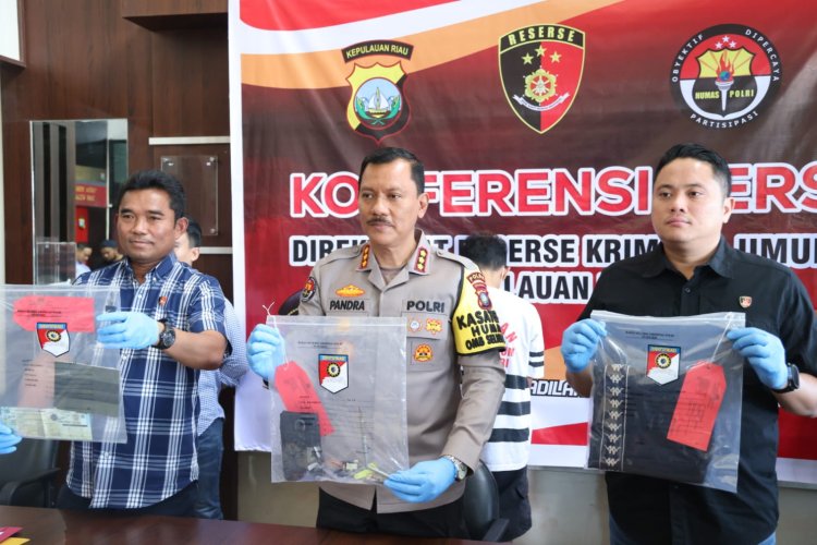 SUBDIT 3 JATANRAS DITRESKRIMUM POLDA KEPRI BERHASIL AMANKAN PELAKU SINDIKAT PENCURIAN KENDARAAN BERMOTOR DI KOTA BATAM