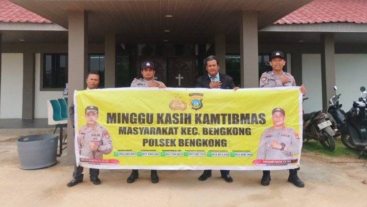 Kegiatan Minggu Kasih Kamtibmas Mempererat Hubungan Polsek Bengkong dengan Jemaat Gereja HKI Bengkong Indah